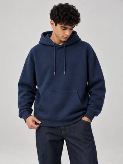 Navy Blue – Essential Hoodie