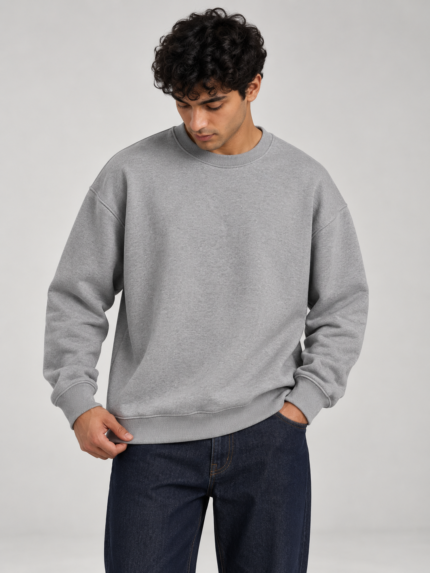 Grey – Essential Sweat Shirt