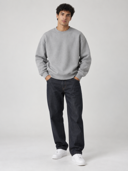 Grey – Essential Sweat Shirt