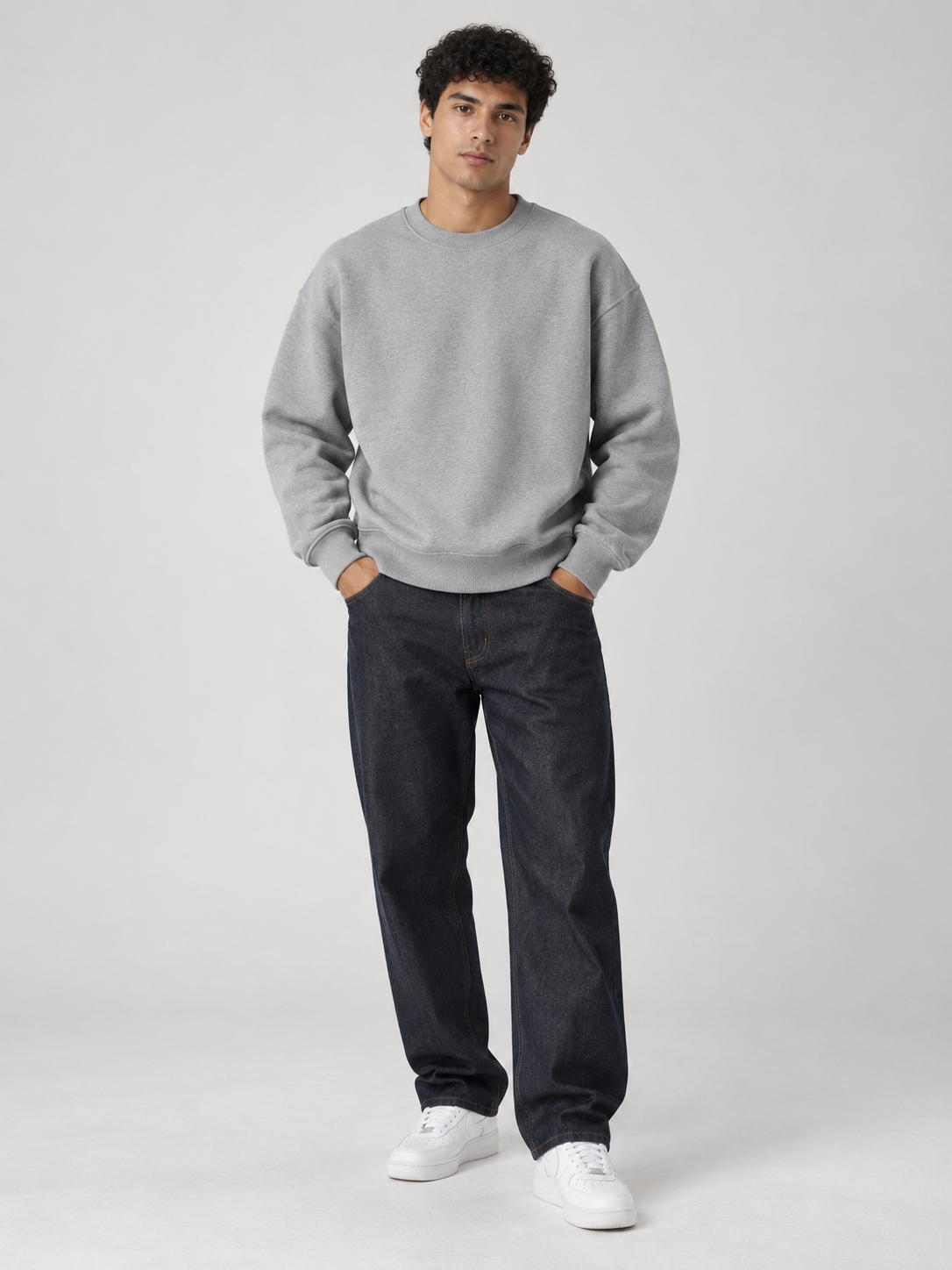 Grey – Essential Sweat Shirt