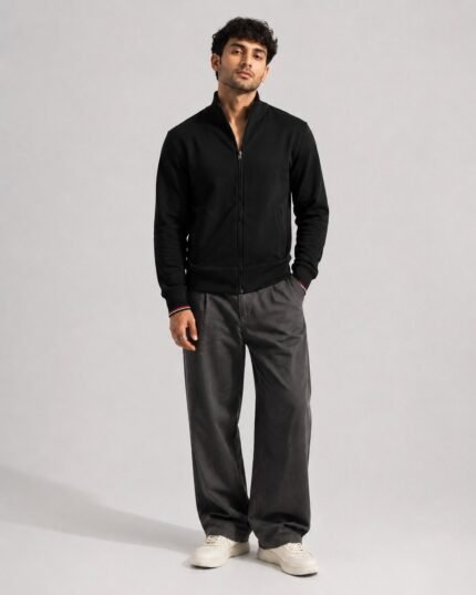 Black – Essential Full Zipper
