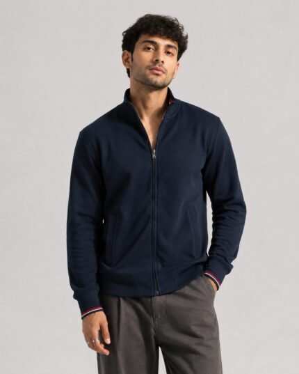 Navy Blue – Essential Full Zipper